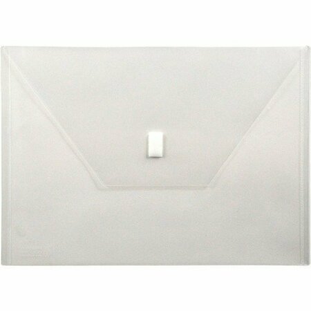 LION Envelope, Poly, Side-loading, Hook/Loop, 13inx9-3/8in, Clear LIO22080CR